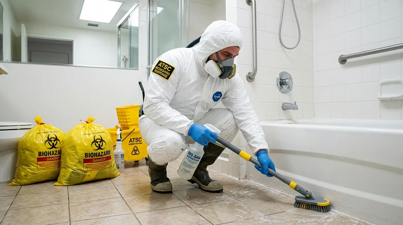 Decontamination equipment deployed for Blood Cleanup in Rossmoor